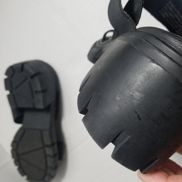 MADDEN GIRL WOMEN'S BLACK CHUNKY HEEL SANDALS SIZE 9.5 - Picture 10 of 16